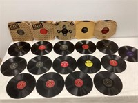 Twenty Vintage 78RPM Records