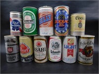 VINTAGE BEER CANS ANTIQUE ADVERTISING