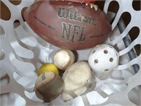 Basket of Sports Balls