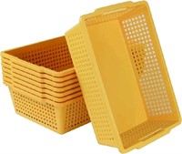 Pack of 7, Plastic Storage Basket with Handle
Dime