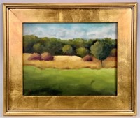 Virginia Seabane painting, "Landscape I", on