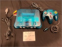 Ice Blue Funtastic Nintendo 64 N64 System