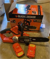 Black & Decker 18v Battery Operated Chainsaw