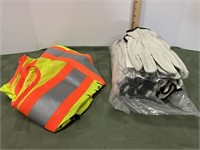 Vest, large gloves pack