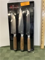 New 3 pc Knife set- Hell’s Kitchen