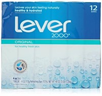Lever 2000 Bar Soap, Original 4 oz, 12 Bar