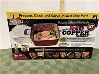 New Copper Square Pan