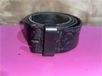 Leather Mickey Mouse Belt DISNEY HISTORY ICEBERG