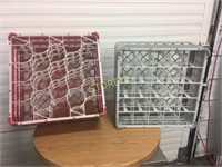 2 Red & 1 Grey Dishwasher Rack