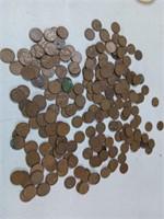 Lots of wheat pennies