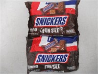 (2) Snickers Fun Size Chocolate Bars, 300.2g