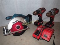 Makita & Milwaukee Cordless Tools