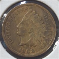 1908 Indian head penny
