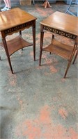 Pair of vintage Wood Tables