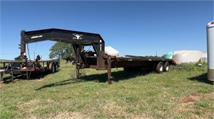 22-Ft. Dovetail Flatbed Trailer with Winch