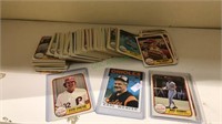 1980 fleer baseball cards and a 1986 Earl Weaver