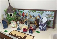 Decorative Bird Houses, Bird Puzzle Framed James