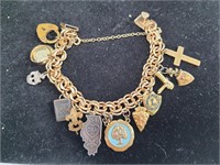 1/20th 12K GF Charm Bracelet