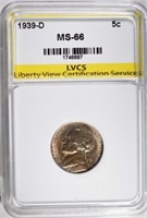 1939-D  JEFFERSON NICKEL, LVCS SUPERB GEM BU