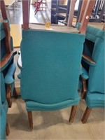 Cloth Covered Straight Chairs