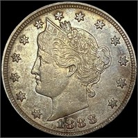 1888 Liberty Victory Nickel NEARLY UNCIRCULATED