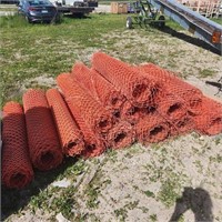 Pile of Plastic Snow Fence