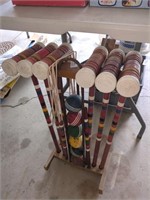 Vintage Croquet game set- complete- comes with