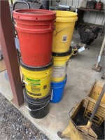 Hydraulic Oil & Misc Buckets