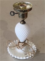 Hobnail Early Fenton Table Top Lamp