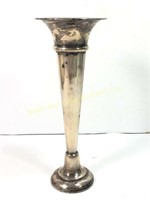 8 inch sterling silver weighted vase