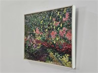 Original Impressionist Garden Oil Painting