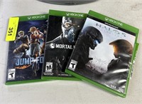 3PC XBOX 1 ONE GAMES HALO 5 MORTAL KOMBAT+