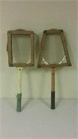 2 Vintage Tennis Rackets