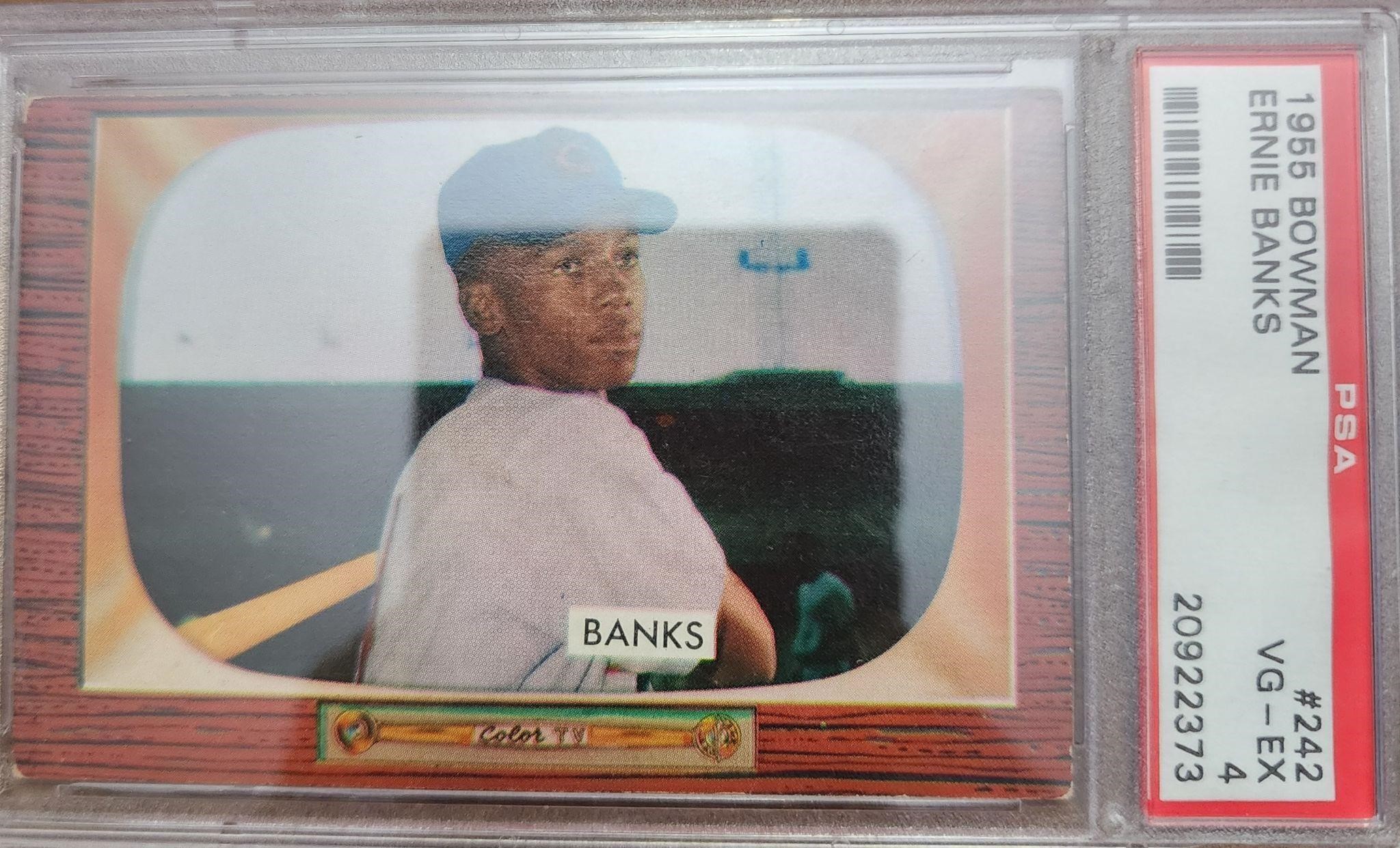 1955 Bowman Ernie Banks #242 PSA GR 4