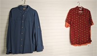 4 Mens Duluth Size Large Shirts , Untucked +