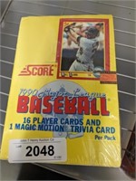 SCORE 1990 BASEBALL CARDS