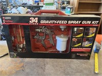 cambell Hausfeld 34 piece gravity feed spray gun