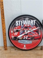 Stewart Hass Nascar Clock
