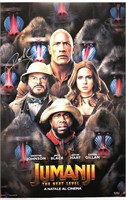 Jumanji Next Level Poster  Autograph