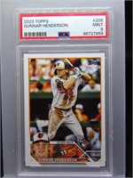 Gunnar Henderson 2023 Topps Rookie PSA 9