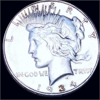 1934-D Silver Peace Dollar UNCIRCULATED