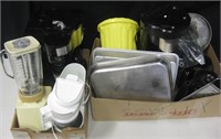 2 Boxes of Kitchen Appliances Cooking Accessories