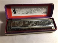 MARINE BANKD M. HOHNER HARMONICA NO. 1896, GERMANY