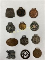 EARLY COLLECTION FOBS DELEMONT,CAT,LIMA,ETC