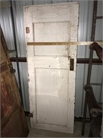 Vintage Solid Wood Door/ Great Front Patina / 30"