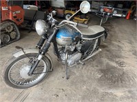 1965 Triumph  650 Bonneville motorcycle barn find