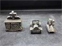 Durham Industries Bronze Miniatures x3