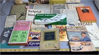VINTAGE SEWING ITEMS AND BOOKS