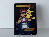 Pokemon Card Rare Black ASh Ketchum Vmax