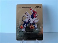 Pokemon Card Rare Gold Houndoom V